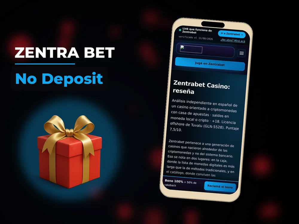 Zentra Bet - No Deposit
