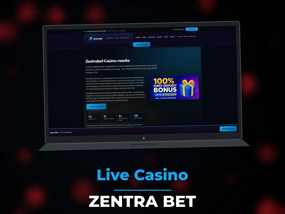 Zentra Bet - Live Casino