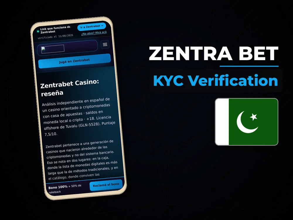 Zentra Bet - KYC Verification