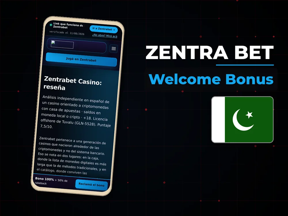 Zentra Bet - Welcome Bonus