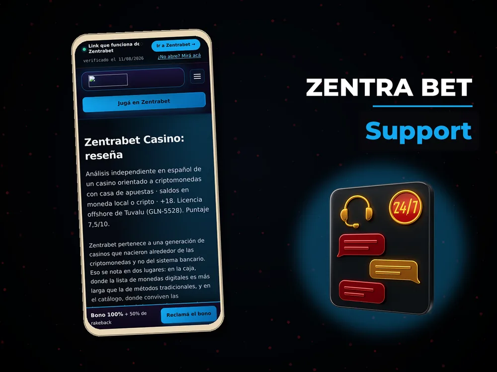 Zentra Bet - Support