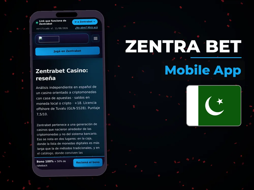 Zentra Bet - Mobile App