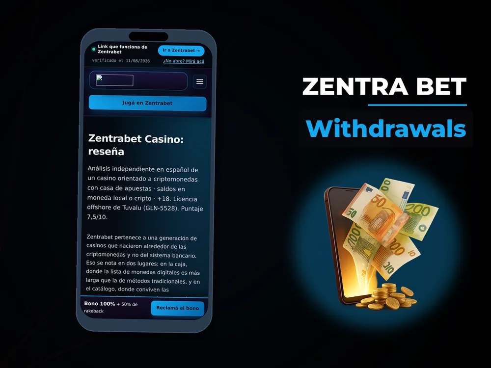 Zentra Bet - Withdrawals