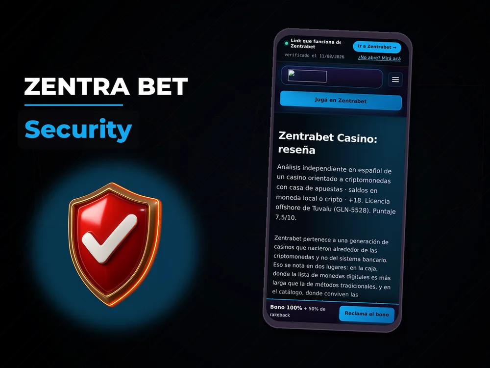Zentra Bet - Security