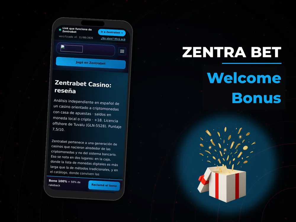 Zentra Bet - Welcome Bonus