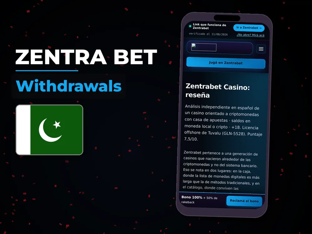 Zentra Bet - Withdrawals