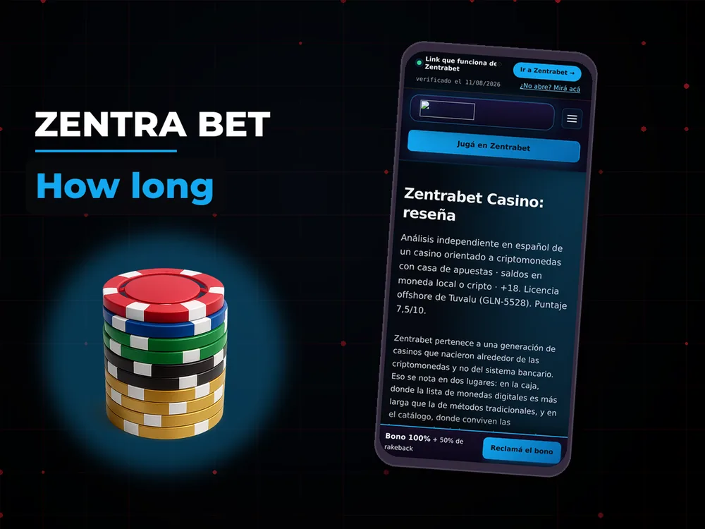 Zentra Bet - How long
