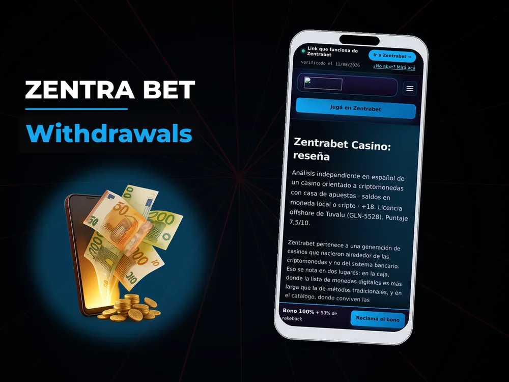 Zentra Bet - Withdrawals