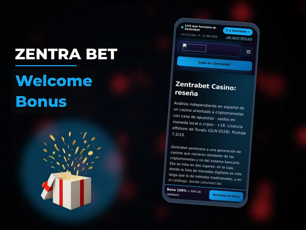 Zentra Bet - Welcome Bonus