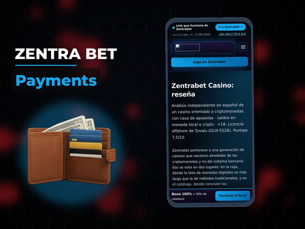 Zentra Bet - Payments